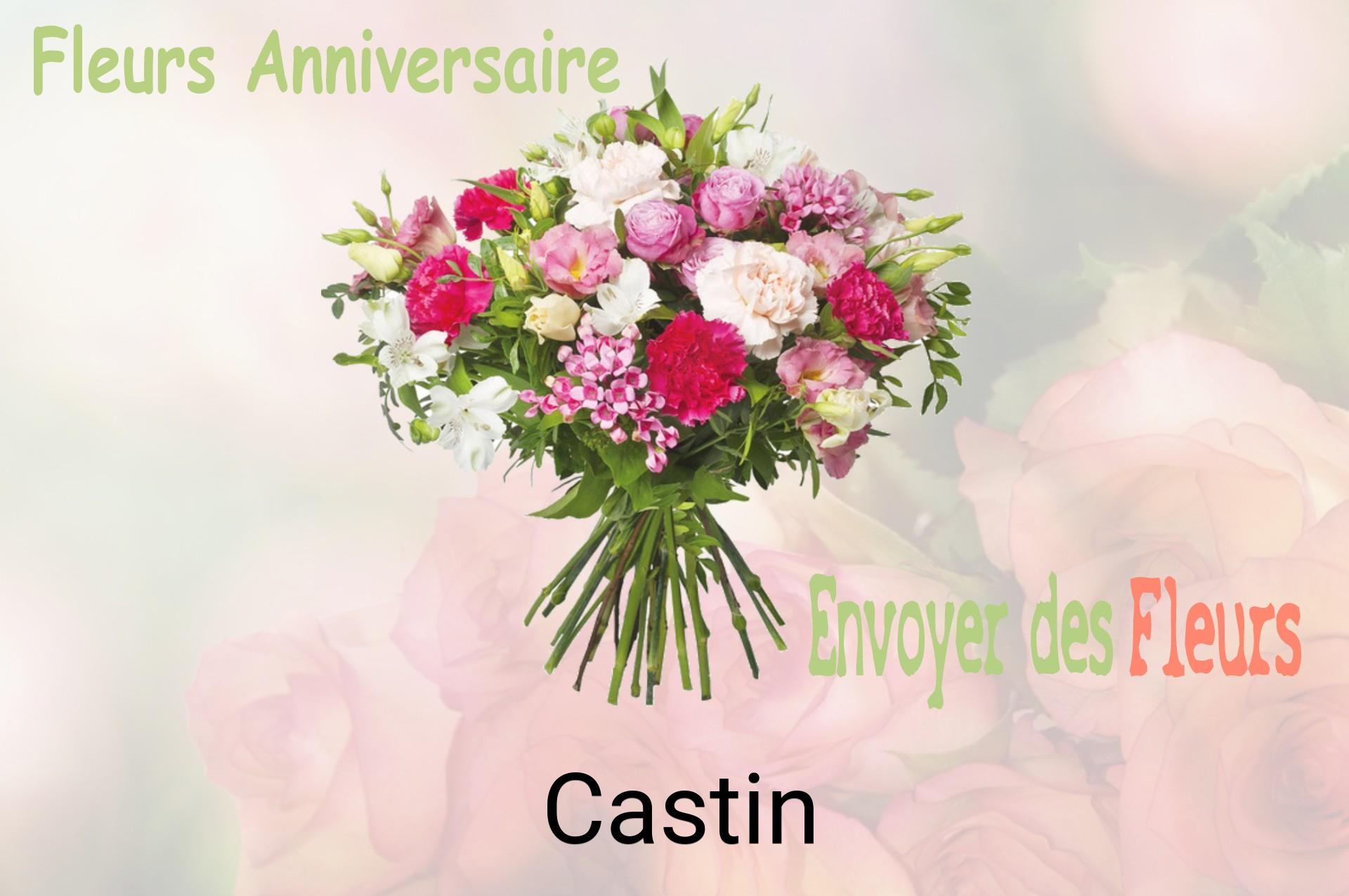 Bouquet de fleurs d’anniversaire livré à Castin